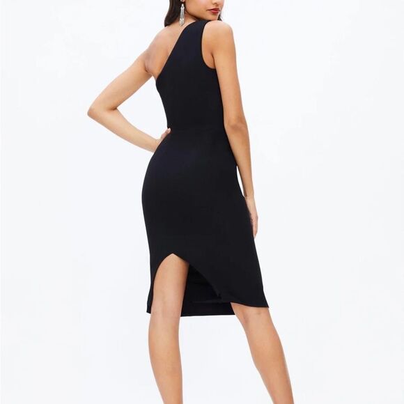 NWT Dress the Population Women's Martine one shoulder midi dress size xxs - Picture 4 of 16